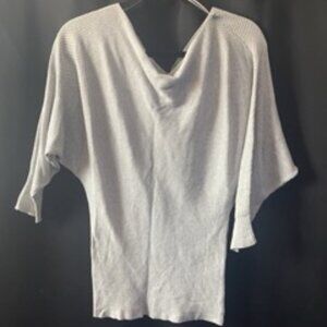 Light Grey Dynamite Off-the-shoulder Sweater